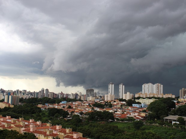 Chuva forte atinge Campinas nesta tarde de domingo (Foto: Wilson Lopes Jr/ VC no G1) Chuva forte atinge Campinas nesta tarde de domingo (Foto: Wilson Lopes Jr/ VC no G1)