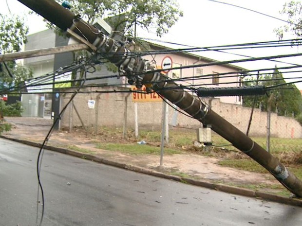 Temporal tem ventos de até 143 km/h na região de Campinas, diz Cepagri (Foto: Reprodução EPTV) Temporal tem ventos de até 143 km/h na região de Campinas, diz Cepagri (Foto: Reprodução EPTV)